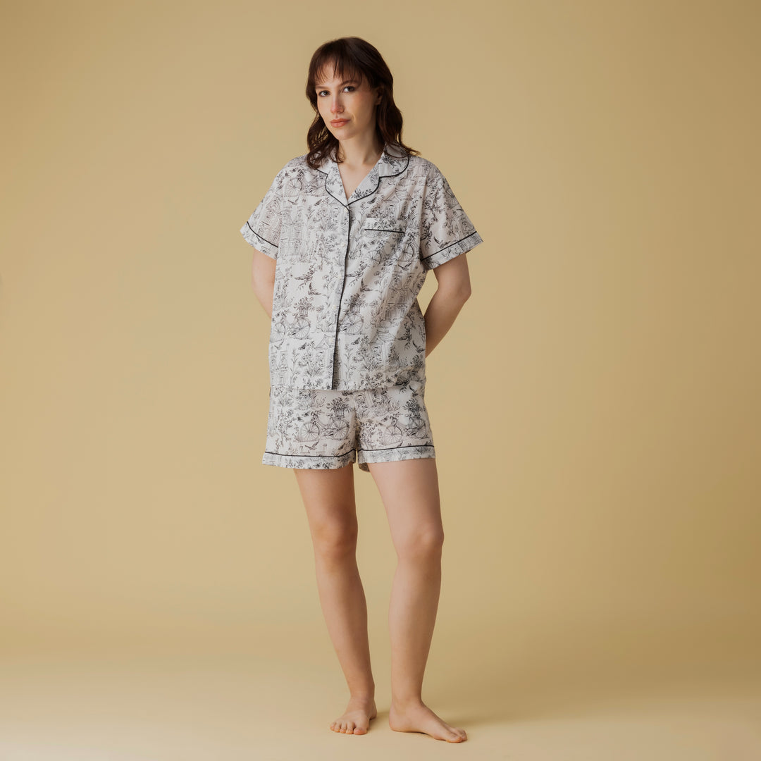 Toile Shorts PJ Set