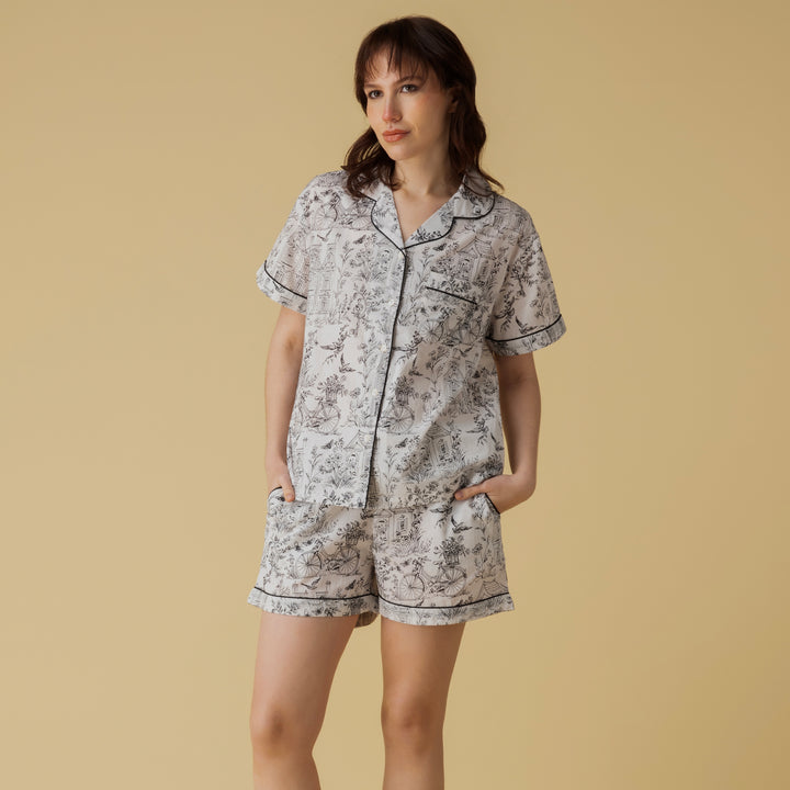 Toile Shorts PJ Set