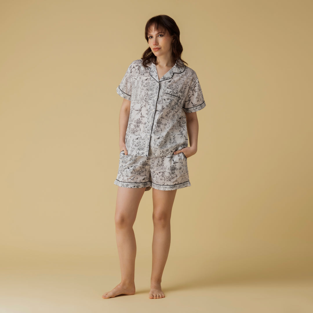 Toile Shorts PJ Set