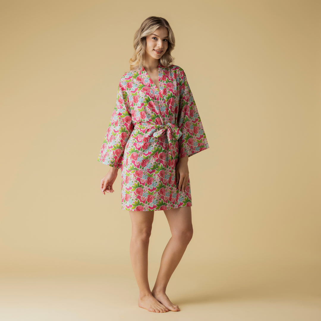 Very Strawberry  Short Robe