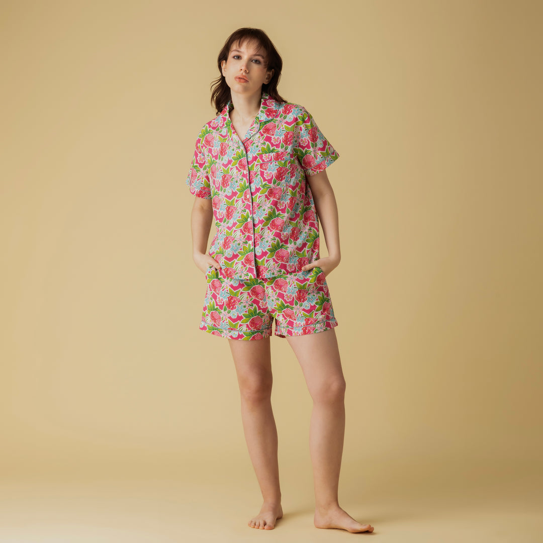 Very Strawberry Shorts PJ Set
