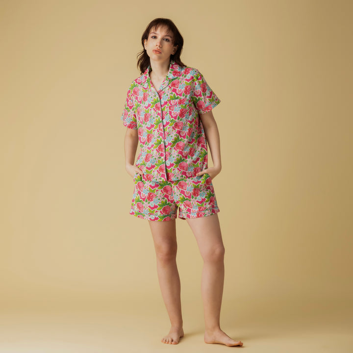Very Strawberry Shorts PJ Set